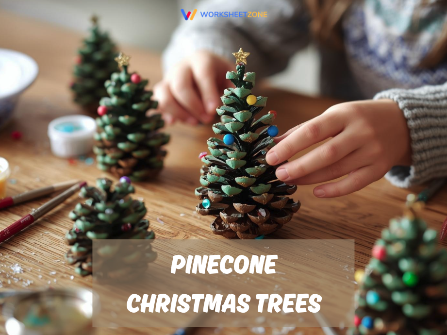 Pinecone Christmas trees