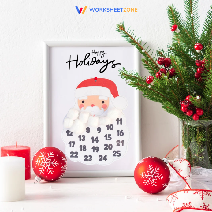 Santa beard countdown