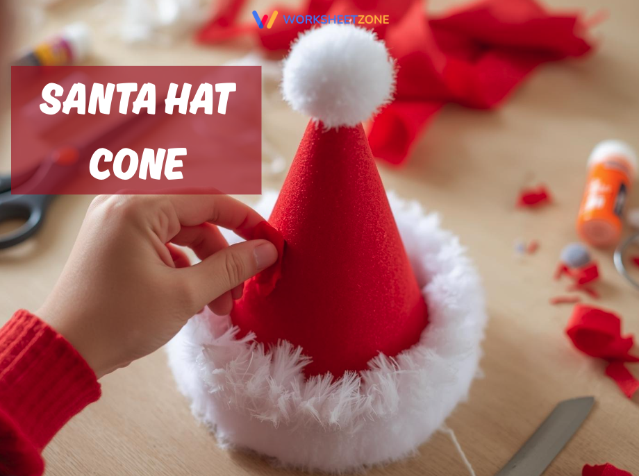 Santa hat cone