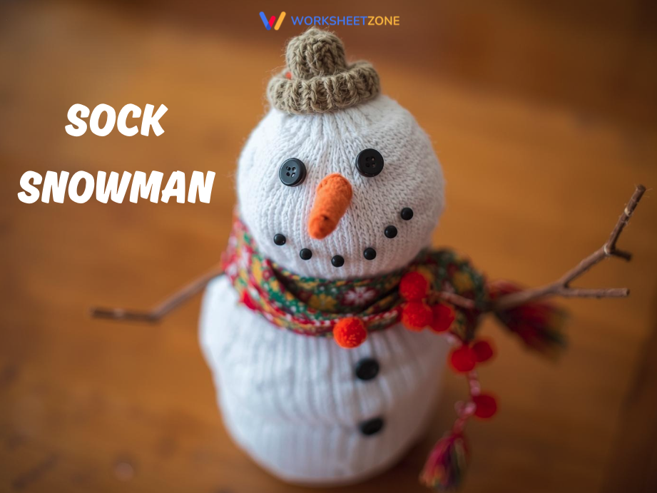 Sock snowman