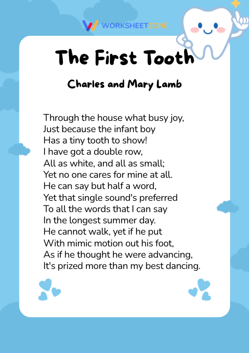 “The First Tooth” by Charles and Mary Lamb