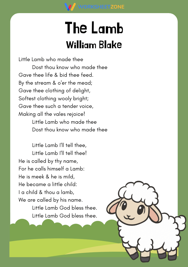 “The Lamb” by William Blake