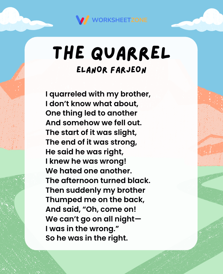 “The Quarrel” by Elanor Farjeon