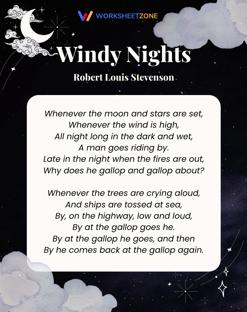 “Windy Nights” by Robert Louis Stevenson