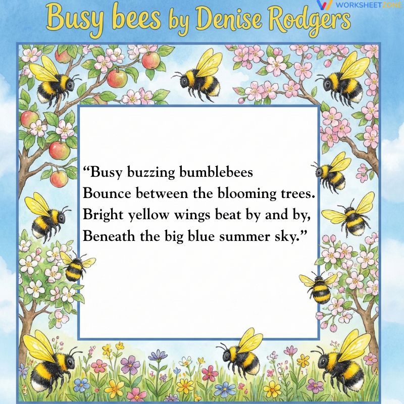 Busy bees by Denise Rodgers
