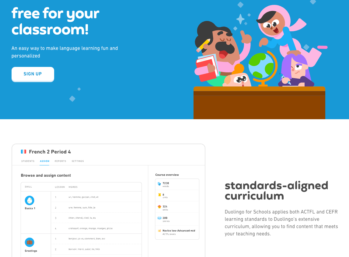 Duolingo for Schools