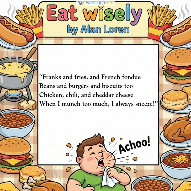Eat wisely by Alan Loren