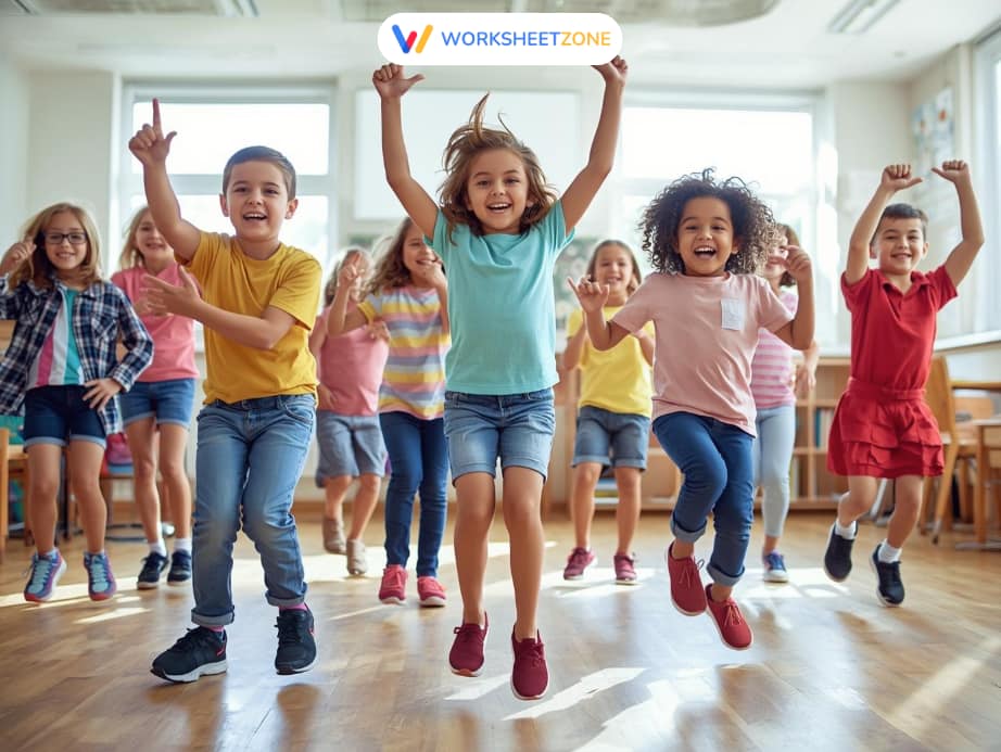 Jumping jacks for 30 seconds