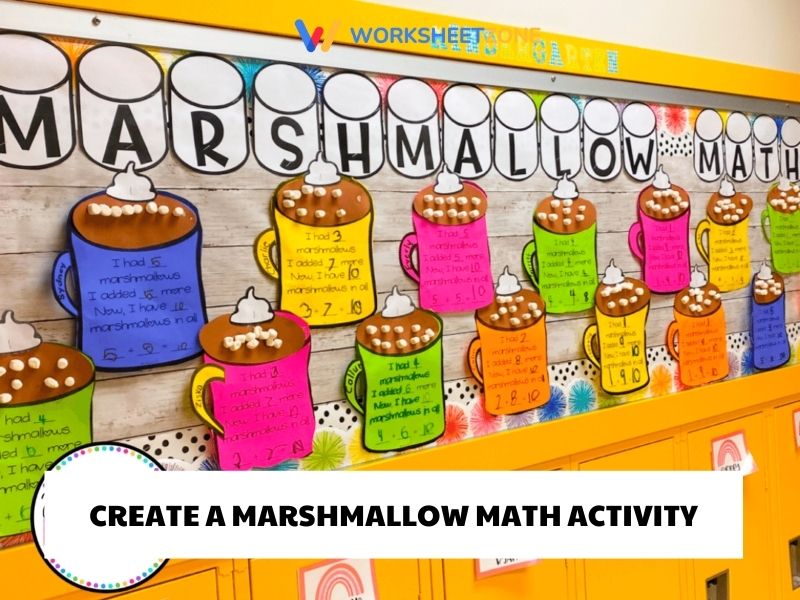 Marshmallow math activity