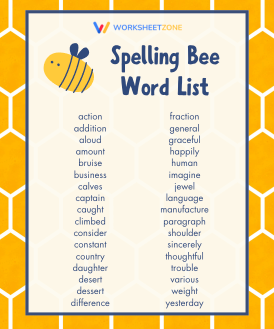 Spelling bee