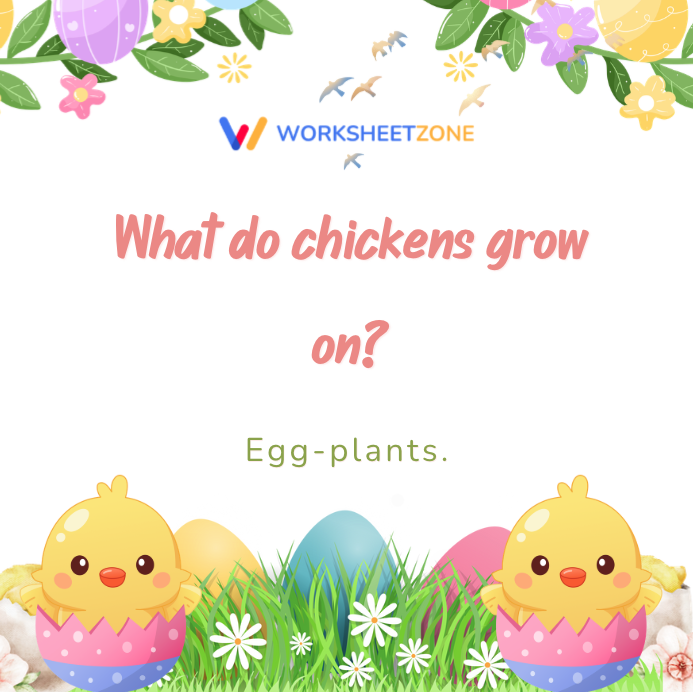 What do chickens grow on?