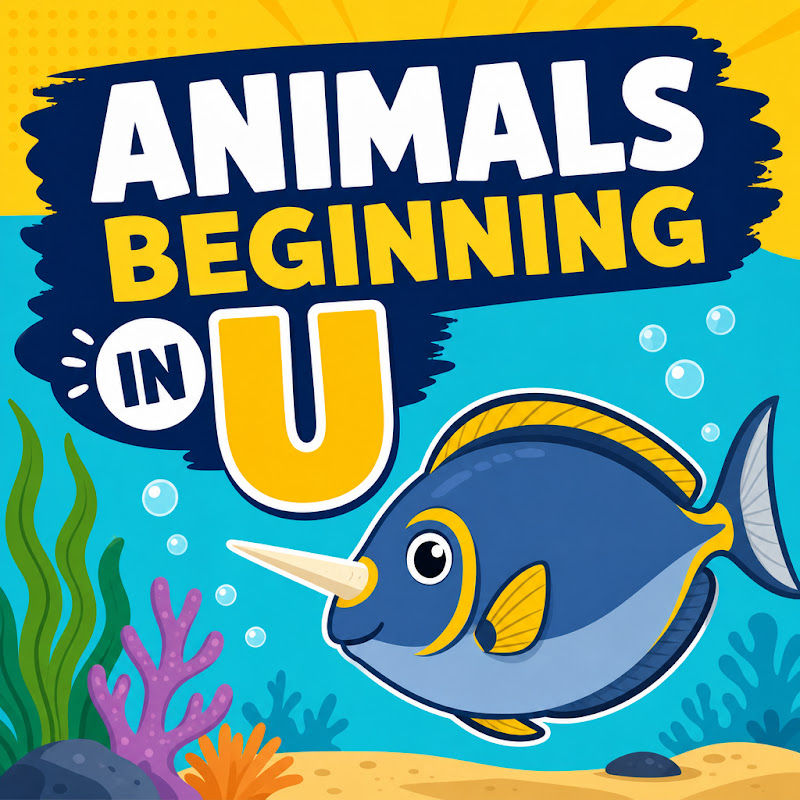 Animals beginning in U