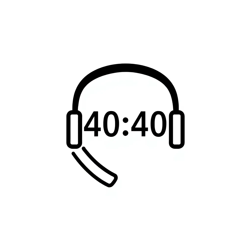 Reassuring customer support phone number symbol