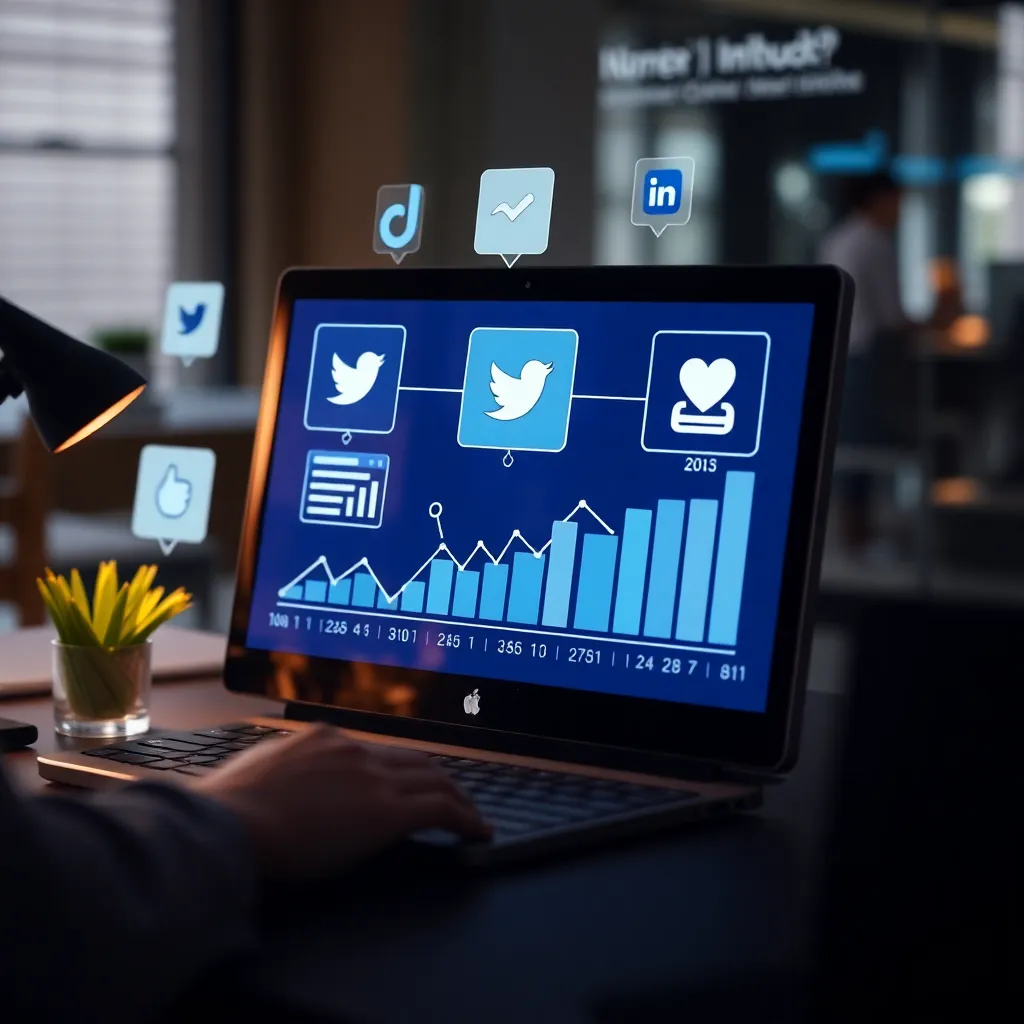 Digital marketing strategy with social media and analytics