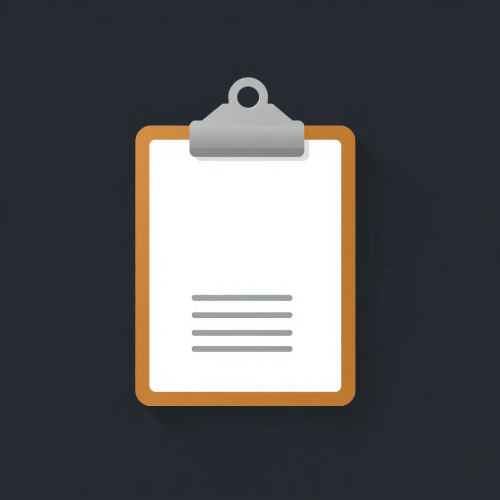 Clipboard icon representing procurement profile