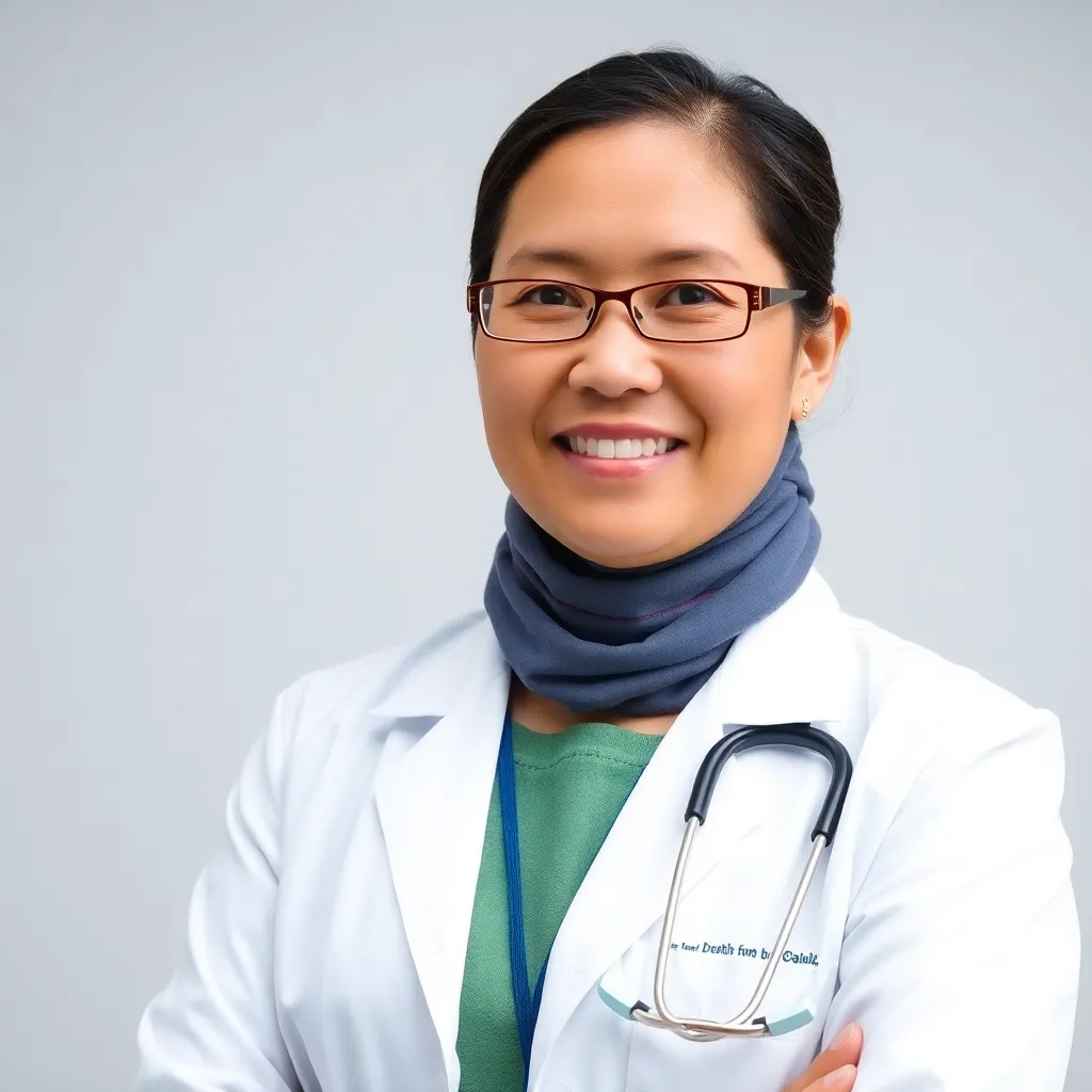 Portrait of Dr. Rina Kusumawati, Public Health specialist and community medicine expert