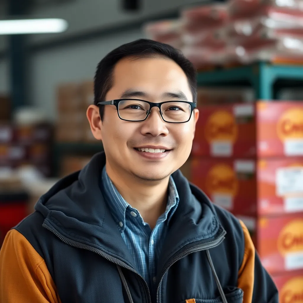 Headshot of Michael Chen, international shipper providing feedback