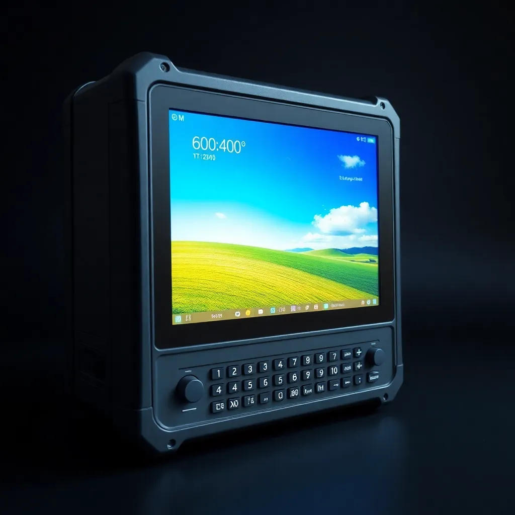 Powerful mobile workstation with high-resolution display and numeric keypad