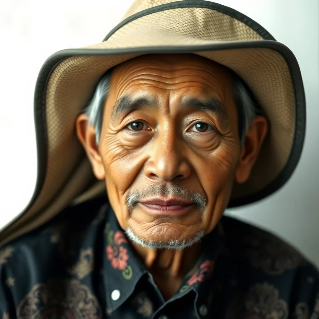 Foto Pak Rudi, pria berusia 50an dengan kacamata dan kemeja kotak-kotak