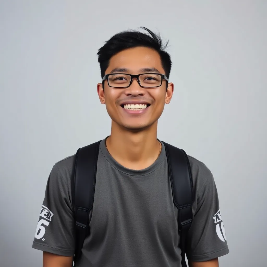 Foto profil Rudi, pria dewasa dengan kacamata dan ekspresi santai