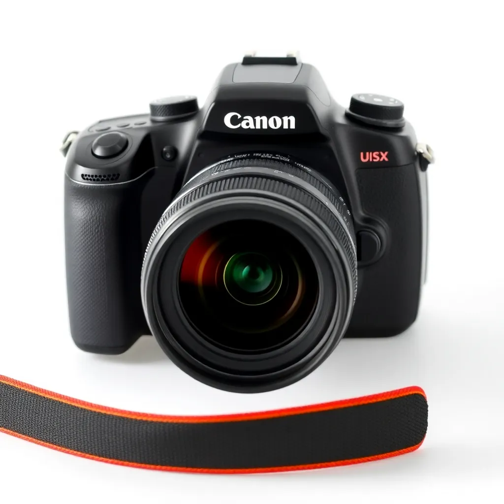 Professional DSLR camera with lens kit for photography enthusiasts