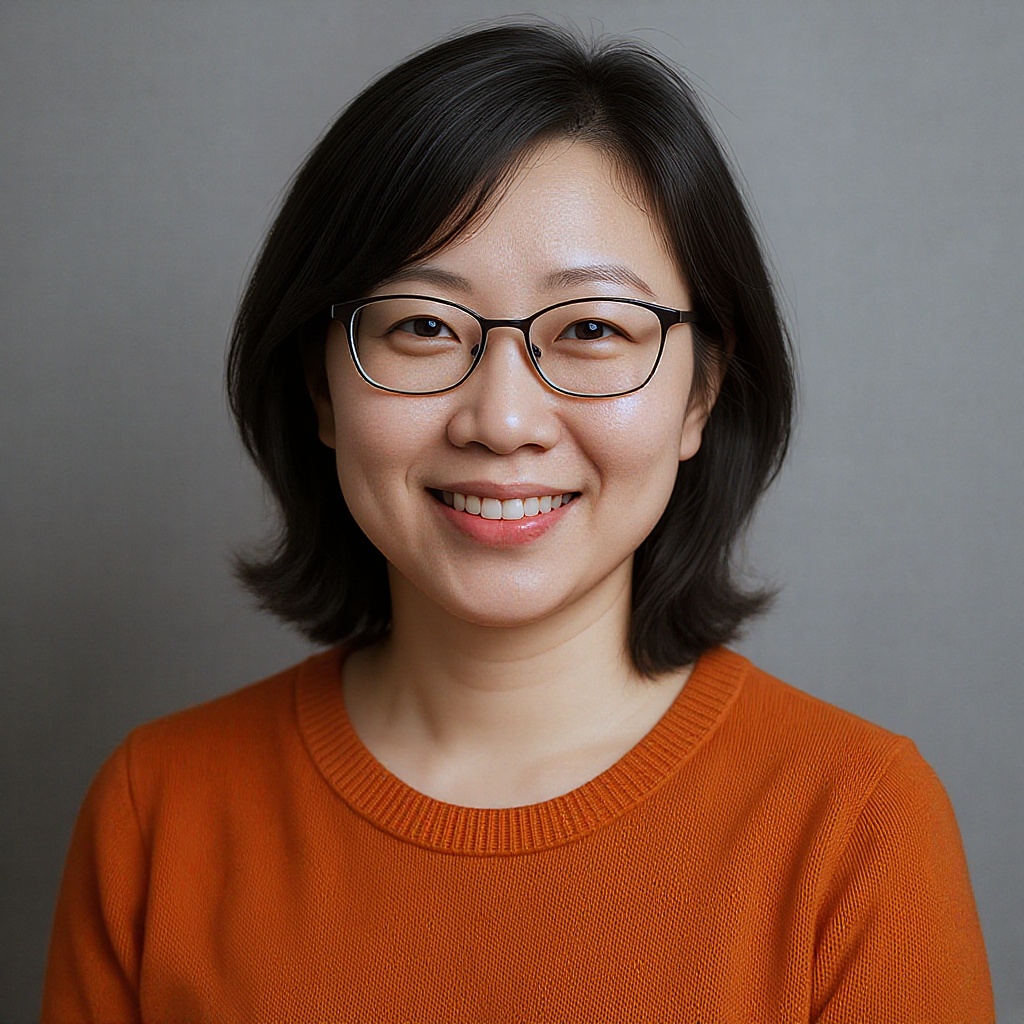 Professional headshot of Sarah Chen, a retired teacher who successfully grew her retirement savings through AI-powered staking strategies