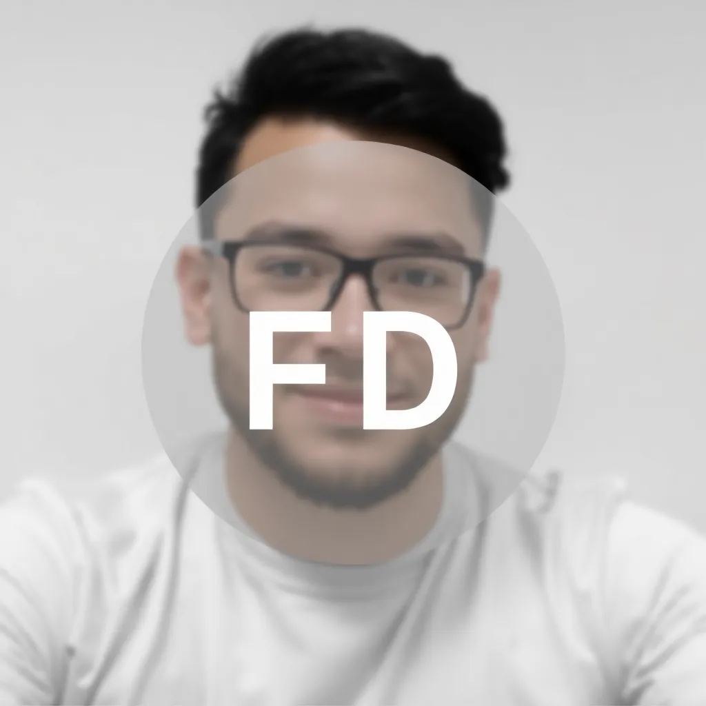 User avatar with initials FD in light gray circle