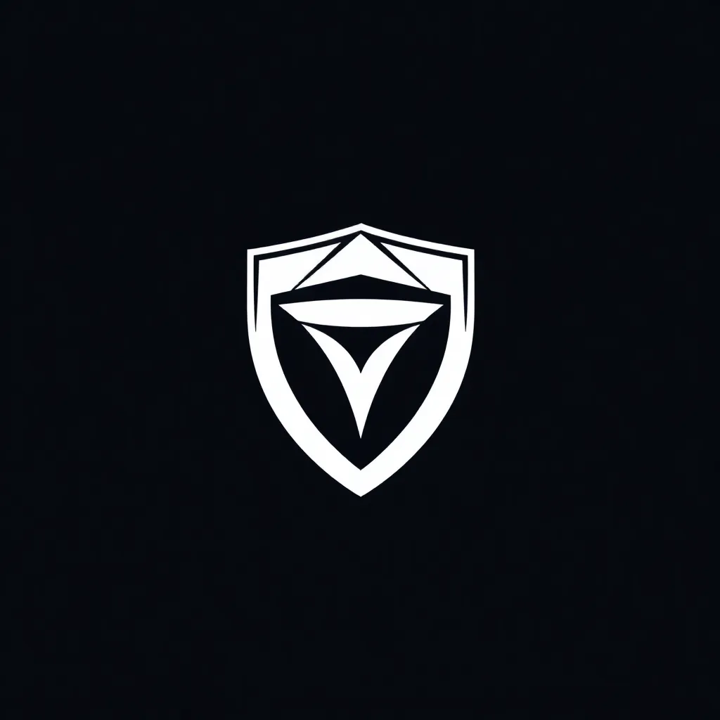 Official Trezor logo featuring a sleek shield design symbolizing security and protection for cryptocurrency assets in a minimalist style