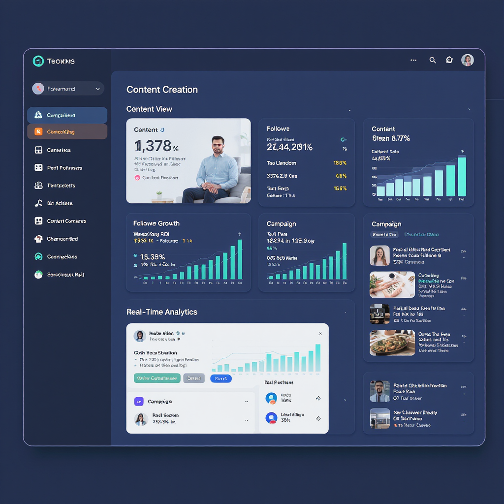 Professional UI Trax Social Media Marketing specialists working with dedicated tools and technologies