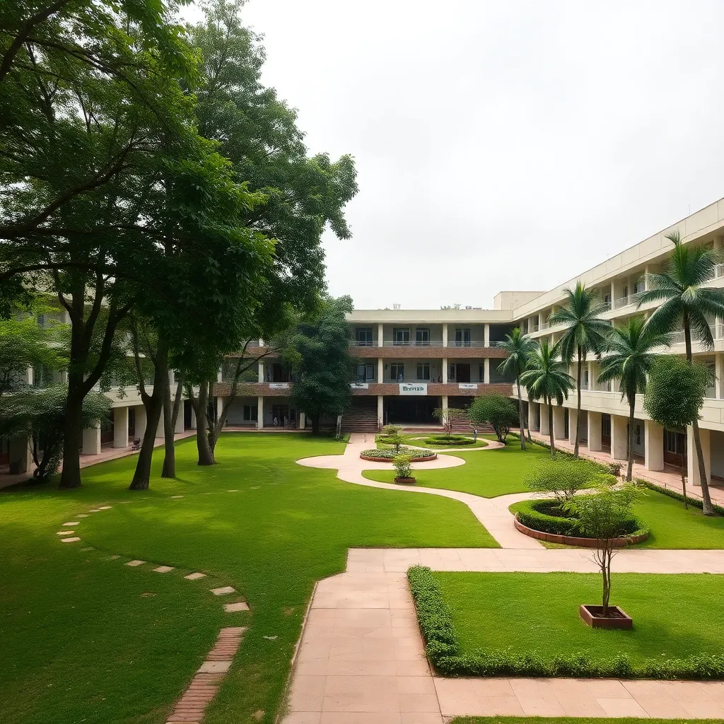 IIT Bombay campus with modern buildings and green spaces