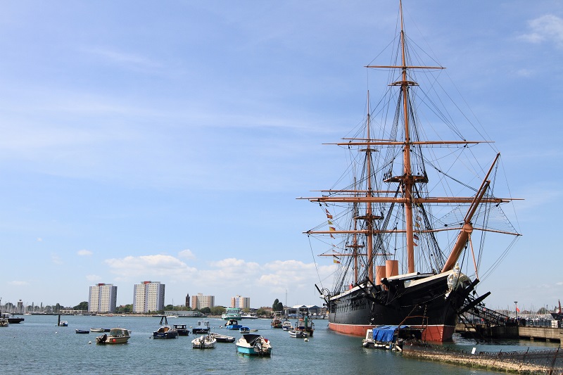 3．海がきれいな港町・ポーツマス (Portsmouth)