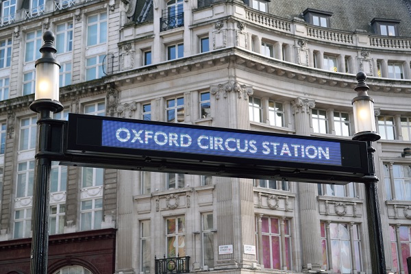 3、Bond Street → Oxford Circus