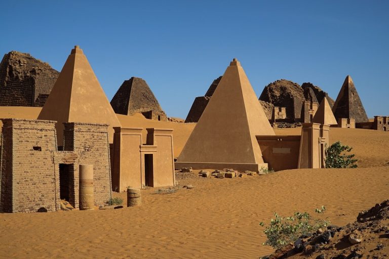The ancient city of Meroe, which hardly anyone ever seen