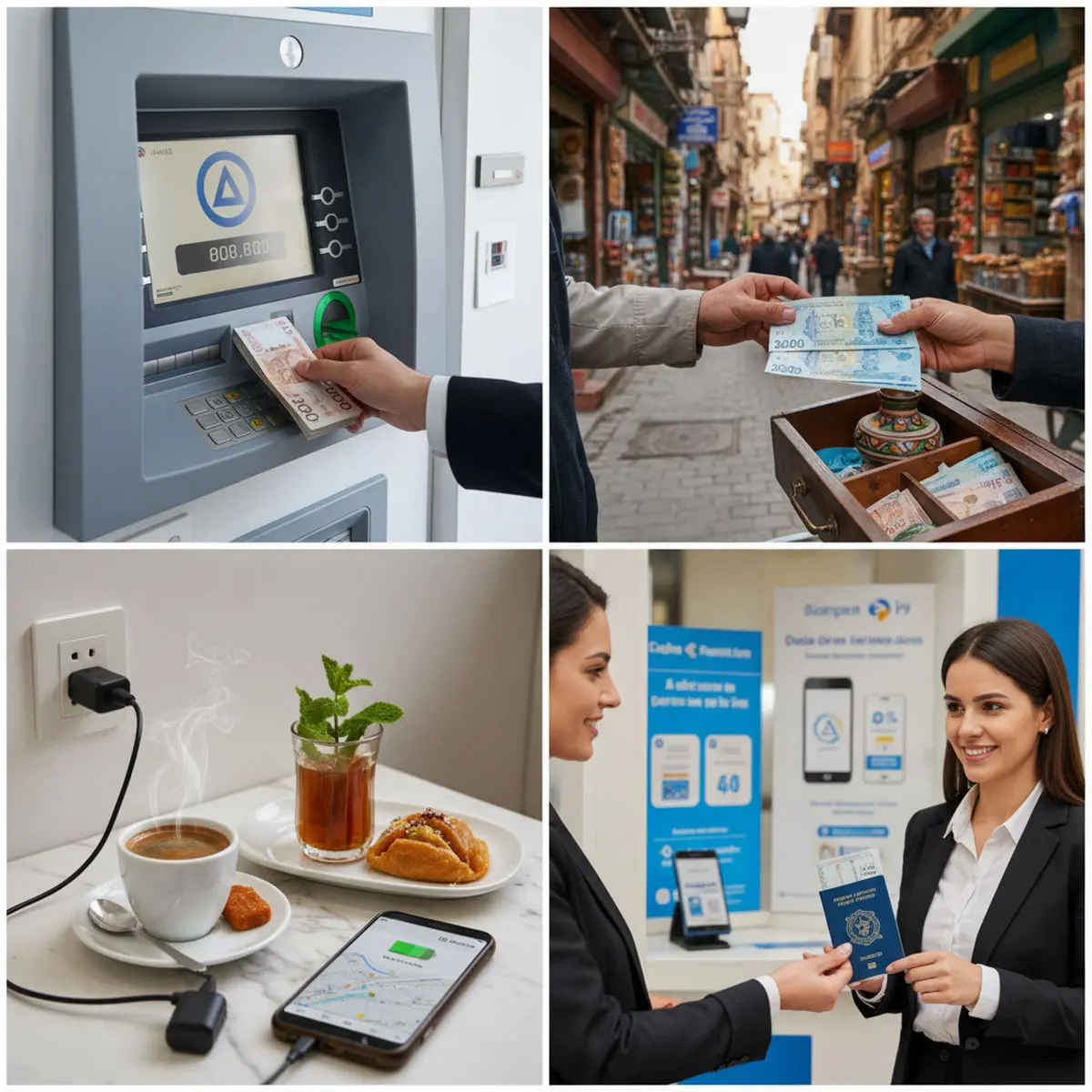 Penge, omkostninger og forbindelser - Rejseguide til Algier