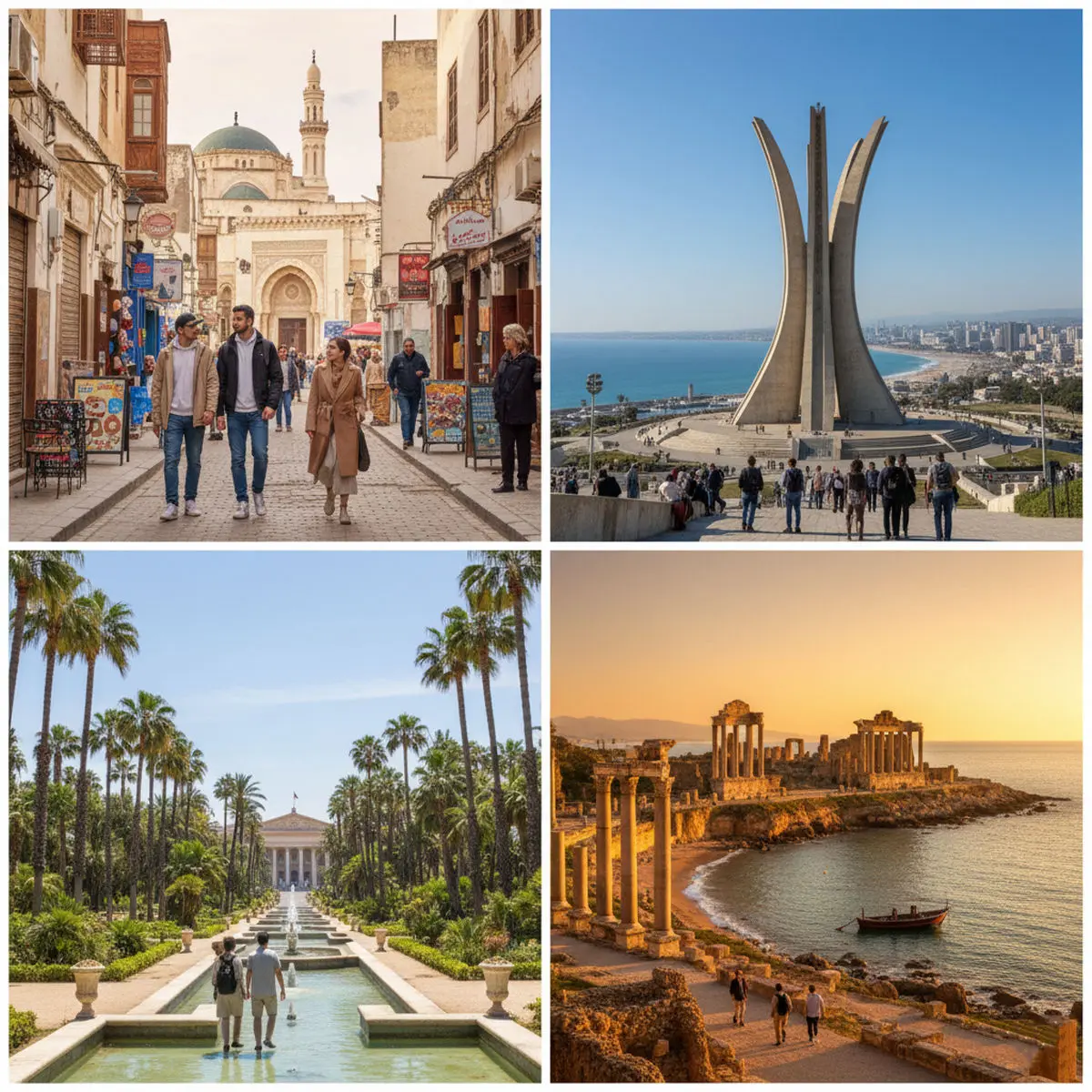 Prøveplaner på en, to og tre dage - Rejseguide til Algier