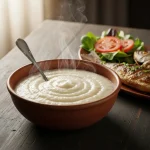 Pirão – Slightly thinner version of funje, made from cassava or maize flour whisked into stock; eaten like gravy