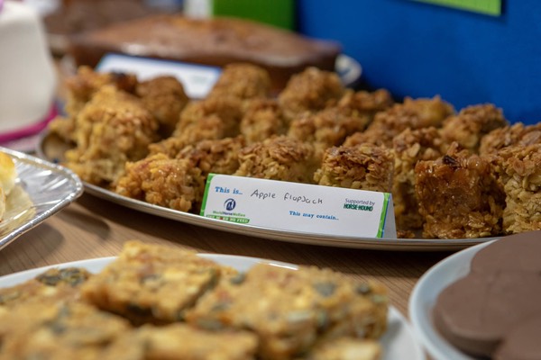 a selection of cakes and sweet treats