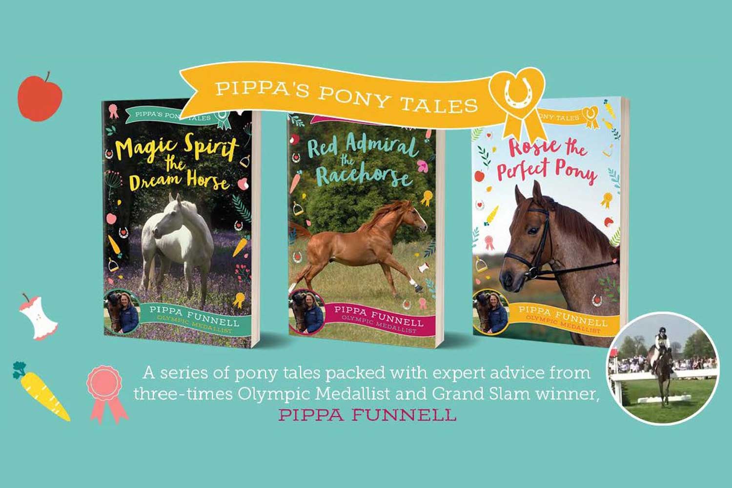 Welcoming Pippa Funnell to book-signing at Badminton Horse Trials