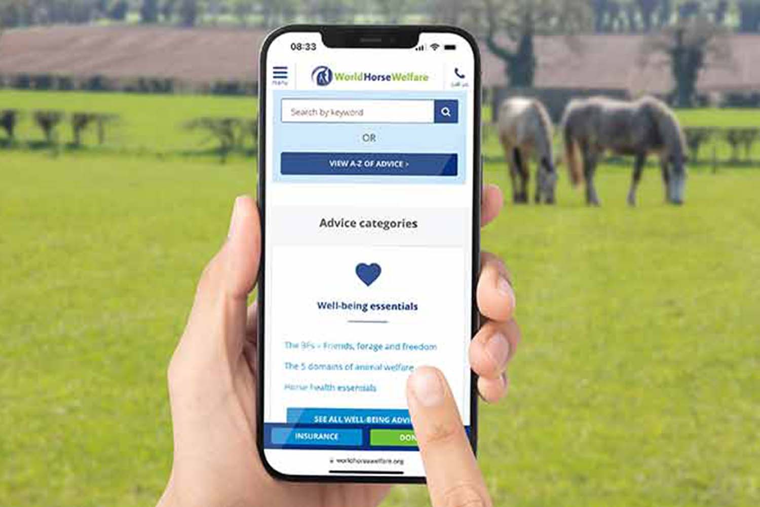Free to access advice site paves the way for better equine welfare.