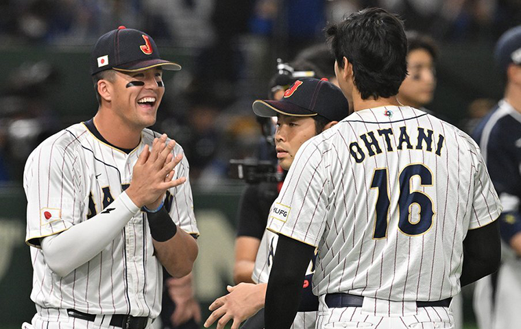 Nootbaar collects two hits, teaches Ohtani to grind the pepper as