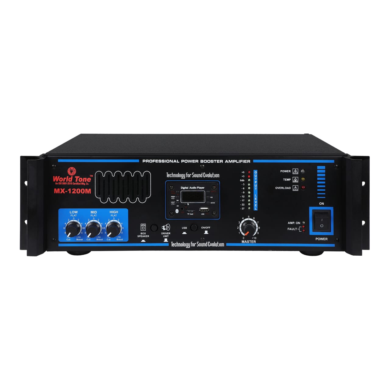 World Tone MX-1200 DP professional PA amplifier