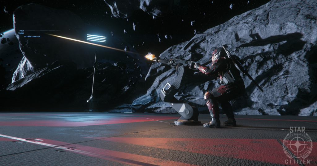gameplay à canon monté