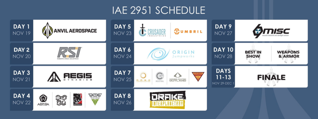 Calendrier IAE 2951