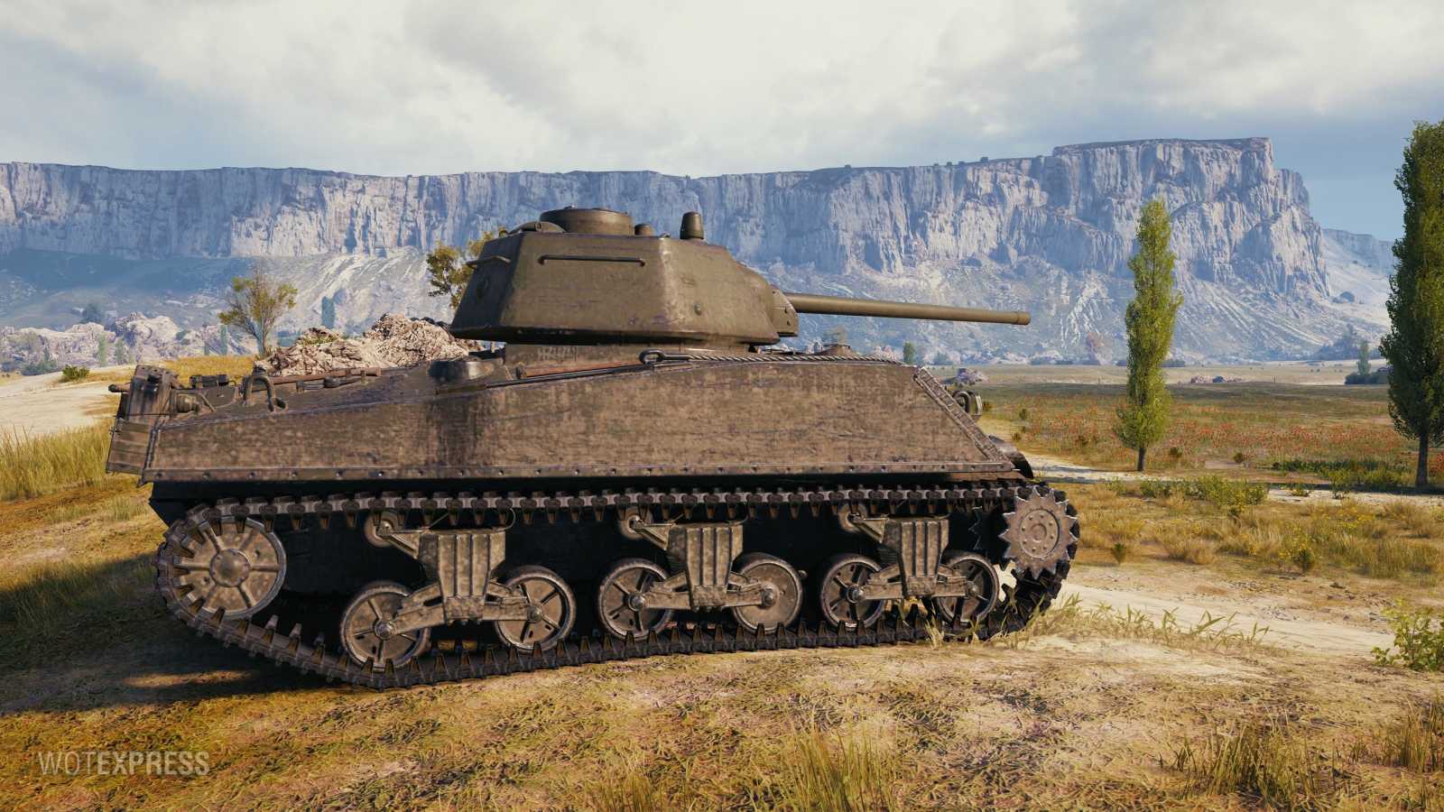 Kompletní vlastnosti tanku M4A2 T-34