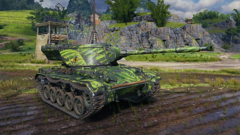 “Spiky armor” maskování pro tank T78