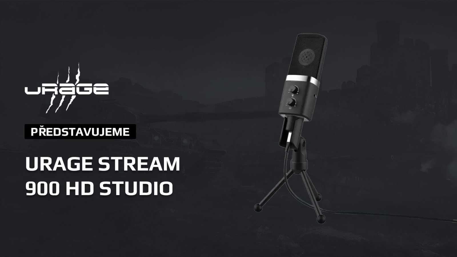 Posuňte kvalitu nahrávaného zvuku na novou úroveň s mikrofonem Stream 900 HD Studio od uRage