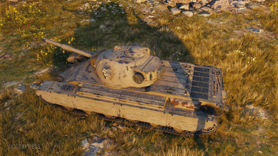 Fotky tanku Charlemagne z bojiště