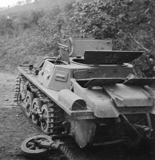 Panzer I jako muniční transportér