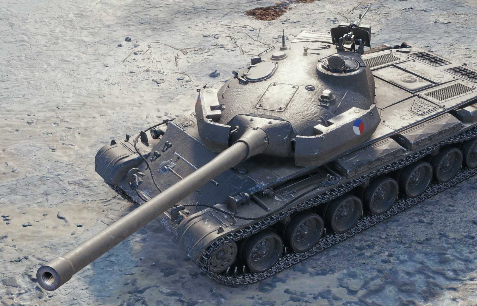 Supertest: Změna vlastností tanku Škoda T 56