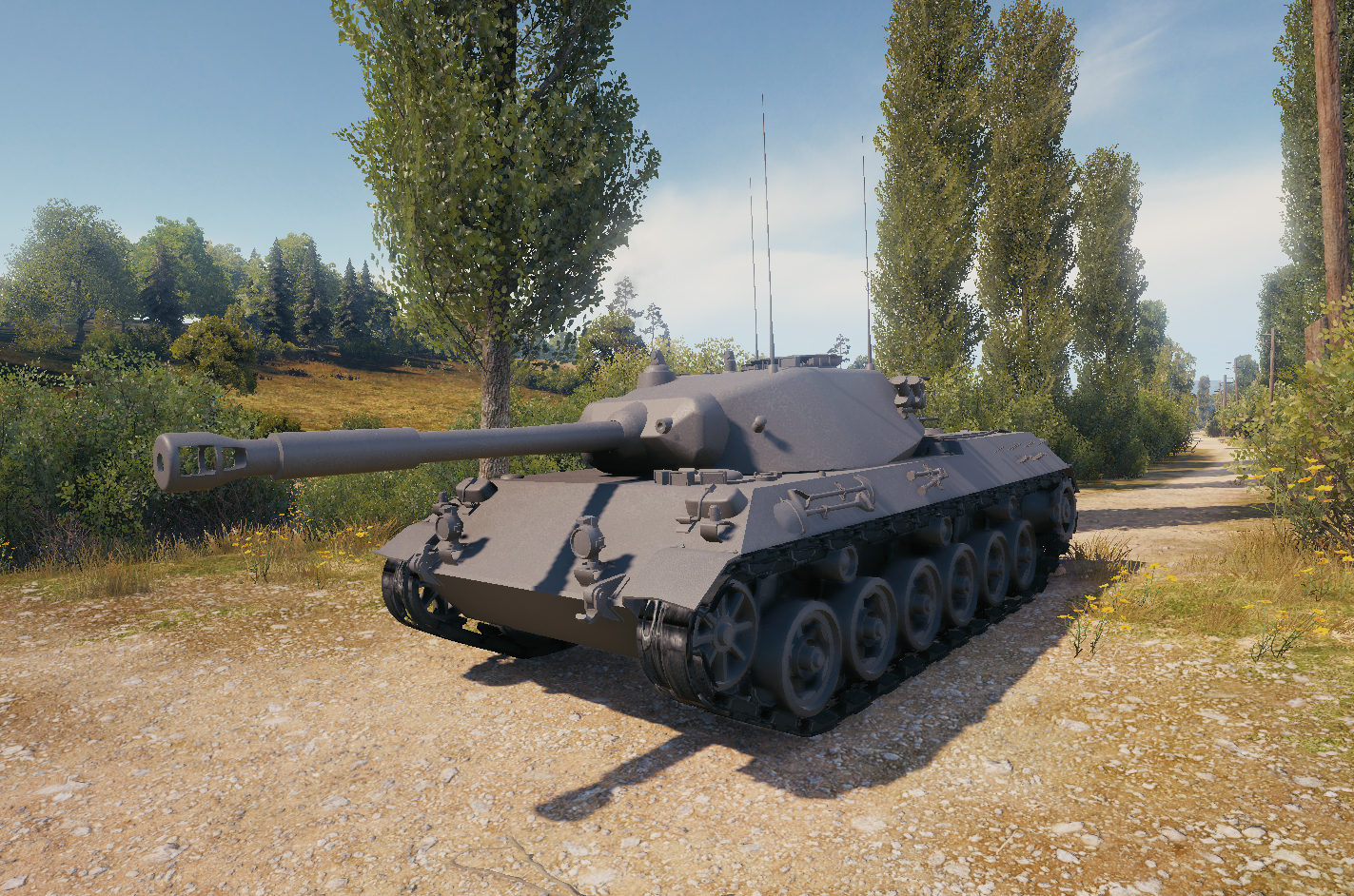 Změny vlastností tanku HWK 30